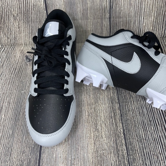 Nike Air Jordan 1 Low TD Shadow 2.0 Light Smoke Grey/Black/White Sz 9 FJ6245-002 - Picture 6 of 8